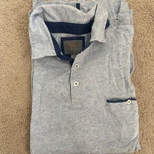 Men’s blue polo